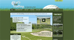 Desktop Screenshot of letsgetgolfing.com